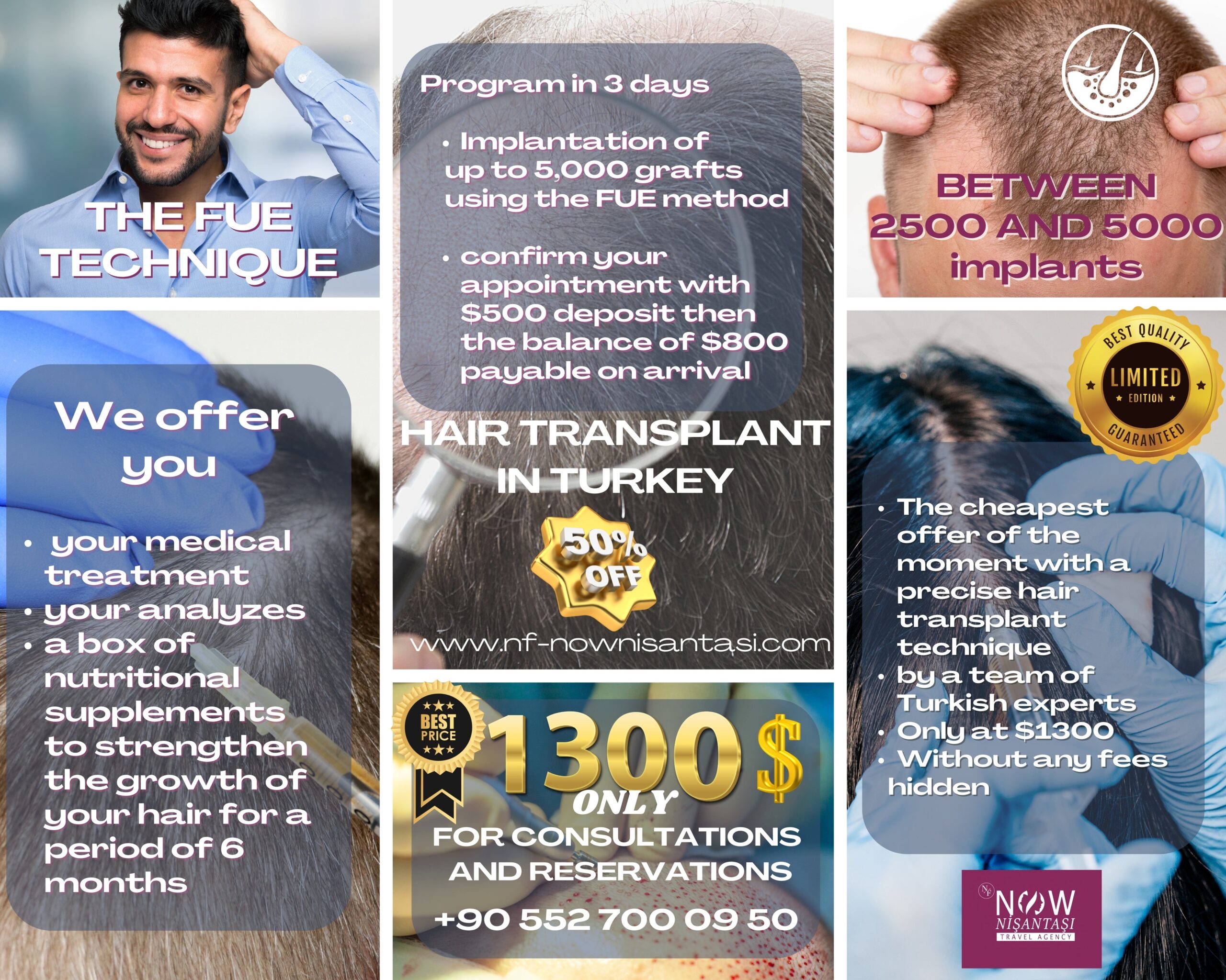 FUE hair transplantation techniques , best price in istanbul.